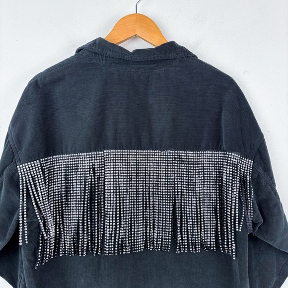 OFFLINE by Aerie Corduroy Oversized Quarter Zip Shacket Sz S - Picture 6 of 10